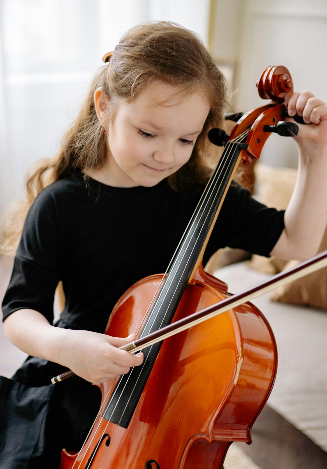 Girl at cello crop Girl at cello crop